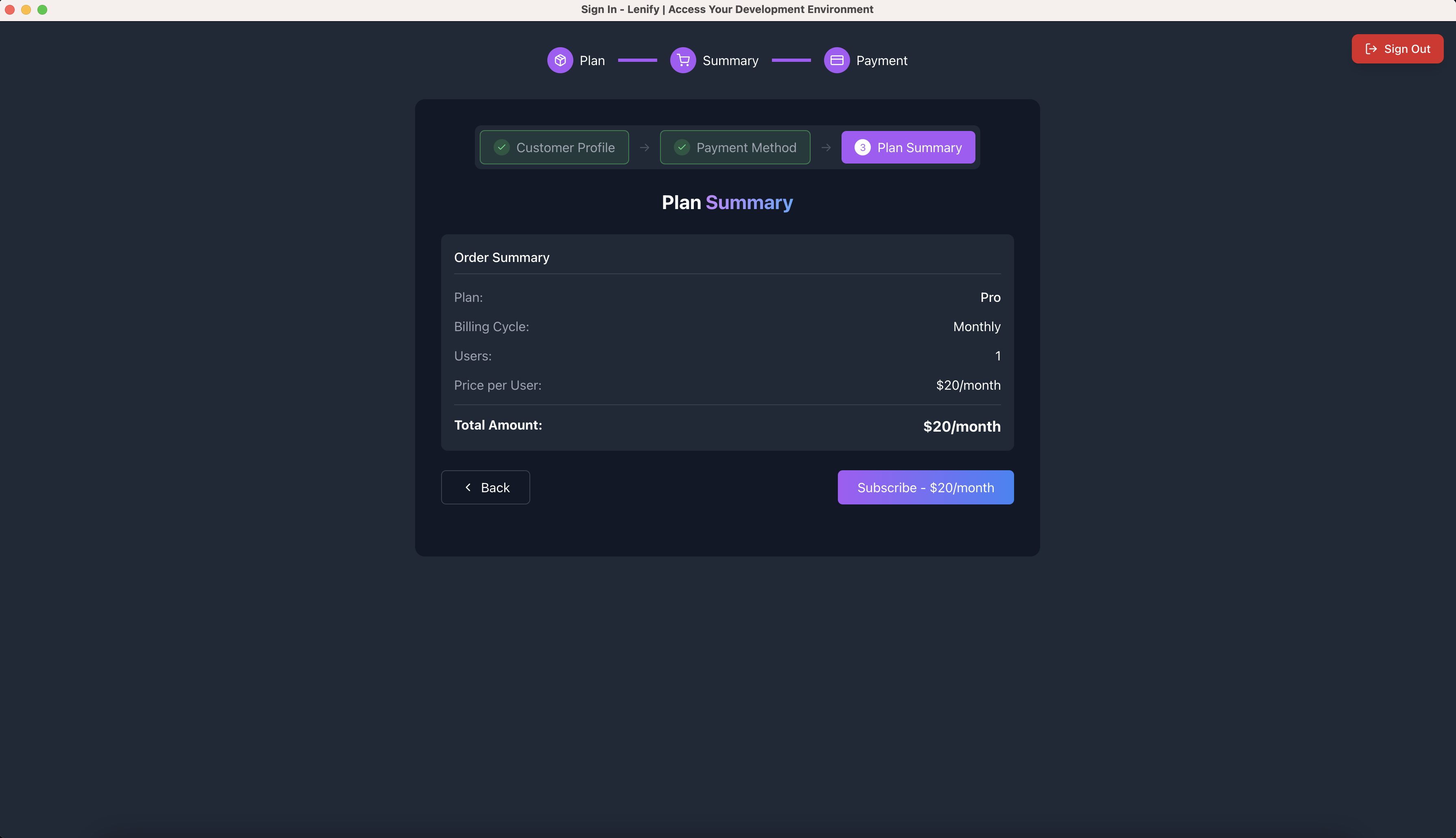 Subscription Confirmation